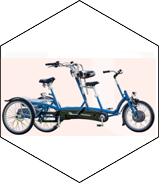 tricycle velo tandem kivo plus pmr senior electrique