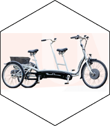 tricycle velo twinny plus pmr senior electrique