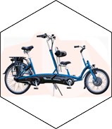 tricycle velo tandem kivo pmr senior electrique